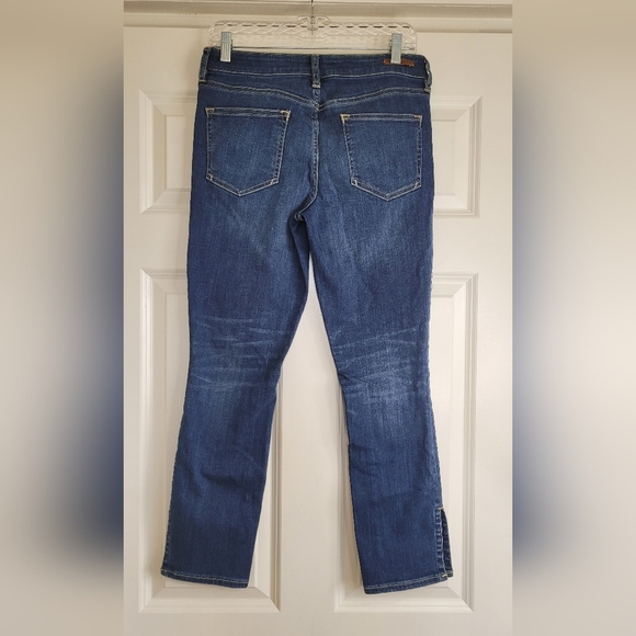 Anthro Pilcro Stet Mid-Rise Skinny Jeans with Split Hem - Size 29 - Picture 3 of 11
